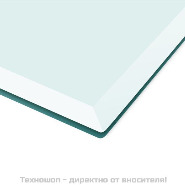 Темпериран стъклен плот за маса, квадратен, 700х700 мм