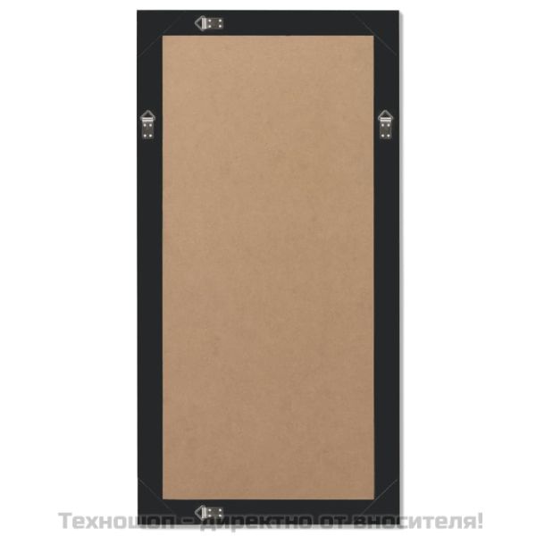 Стенно огледало, бароков стил, 100x50 см, сребристо