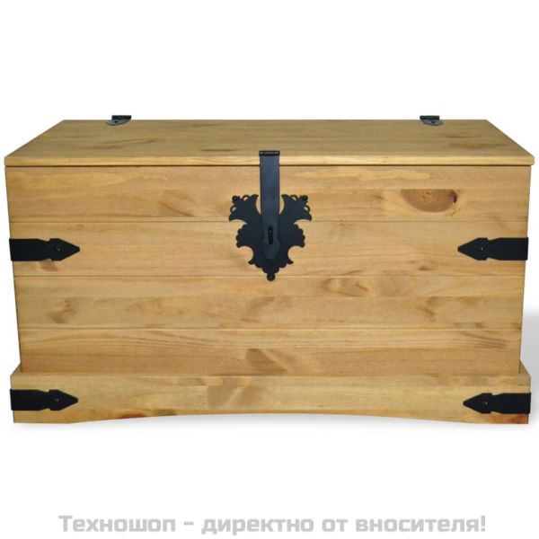 Сандък, бор, мексикански стил “Корона“, 91x49,5x47 cм