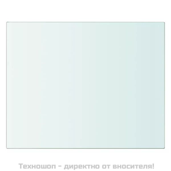 Плоча за рафт, прозрачно стъкло, 20 x 25 см