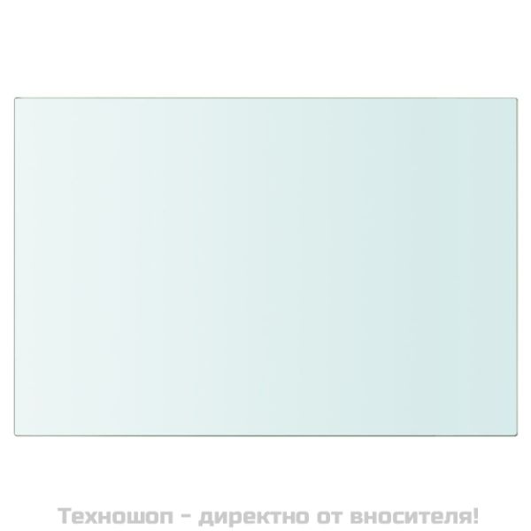 Плоча за рафт, прозрачно стъкло, 20 x 30 см
