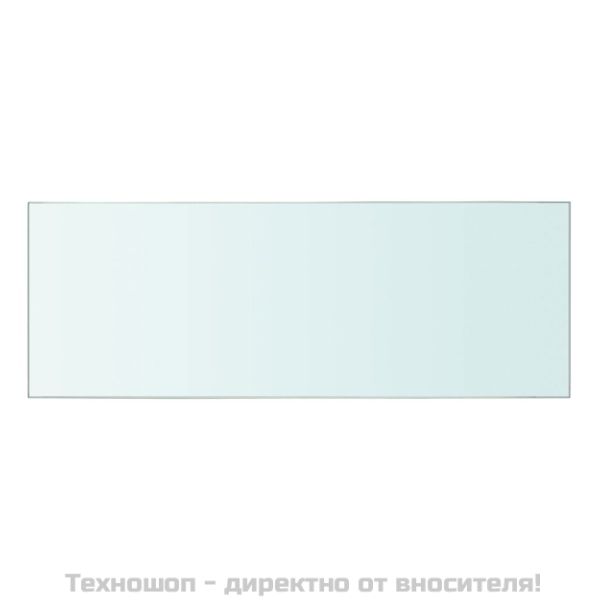Плоча за рафт, прозрачно стъкло, 40 x 12 см