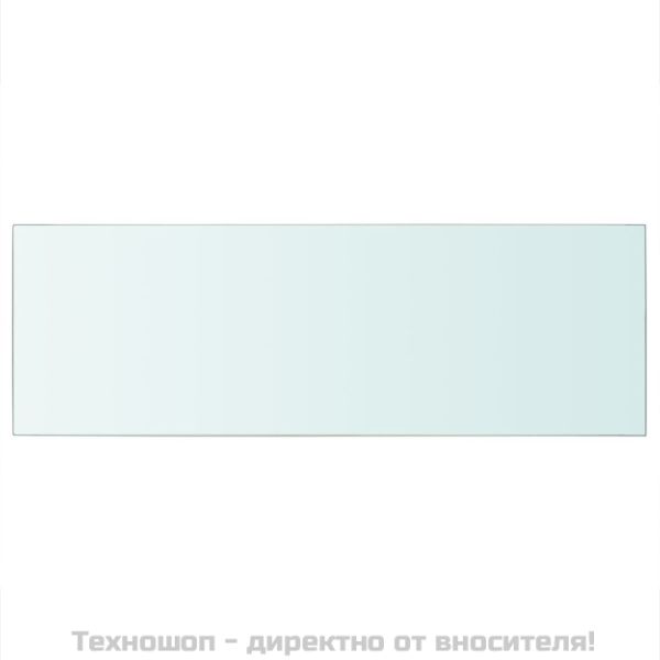 Плоча за рафт, прозрачно стъкло, 70 x 25 см