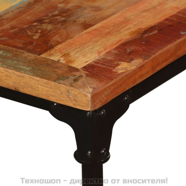 Трапезна маса, регенерирано дърво масив, 180 cм