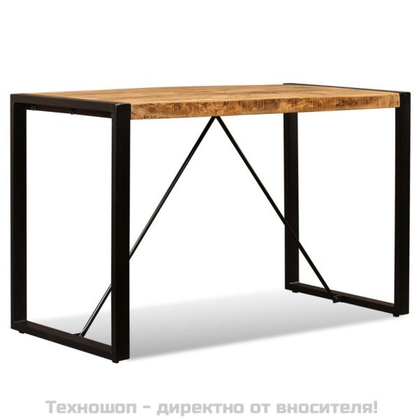 Трапезна маса, мангово дърво масив, 120 cм