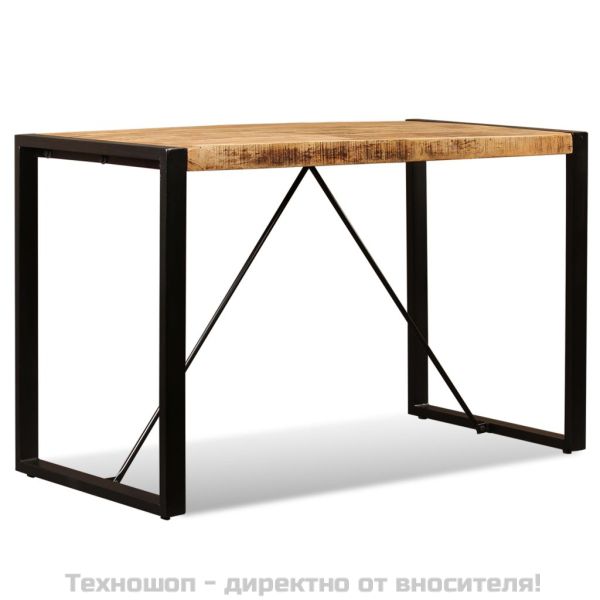 Трапезна маса, мангово дърво масив, 120 cм