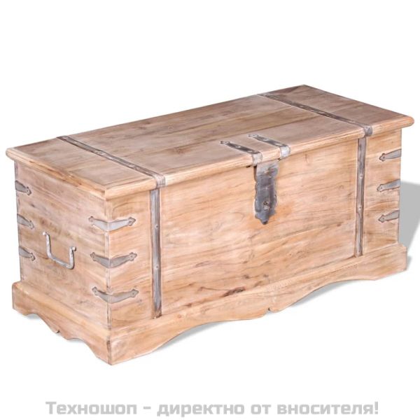 Сандък за съхранение, акациево дърво