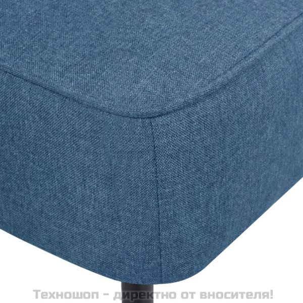 Коктейлен стол, син, текстил