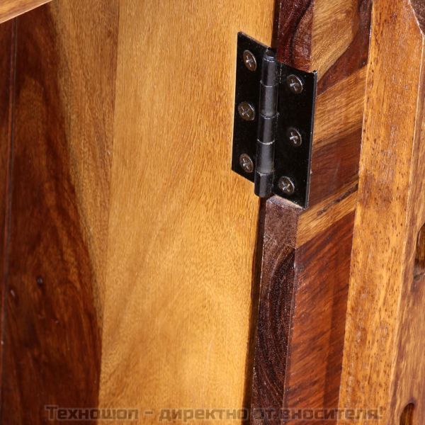 Бюро с 1 чекмедже и 1 шкаф, акация масив