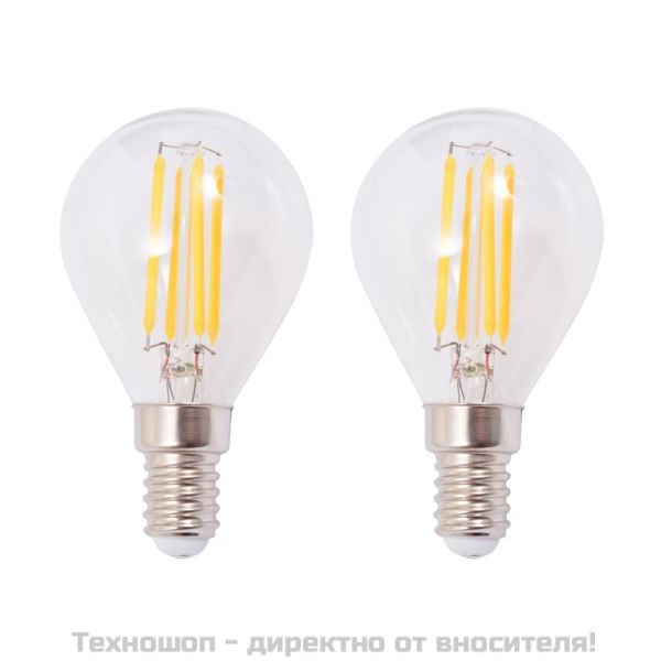 Таванна лампа с 2 LED филамент крушки 8 W