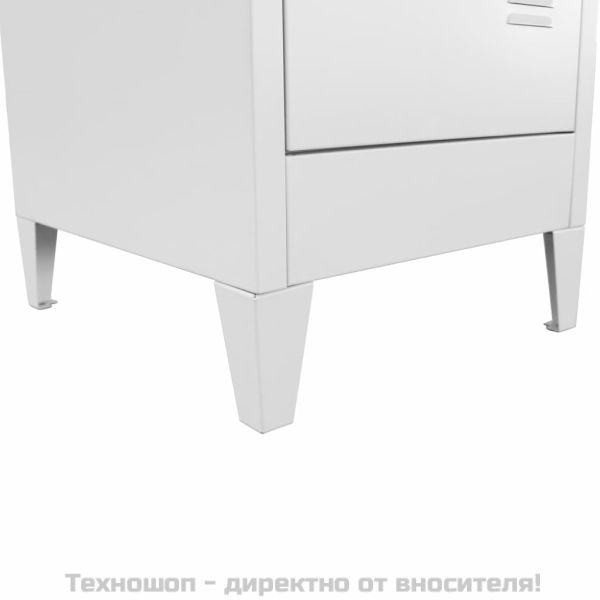 Заключващ се шкаф с 2 отделения, 38x45x180 cм