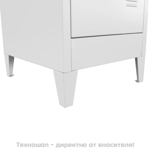 Заключващ се шкаф с 4 отделения, 38x45x180 cм