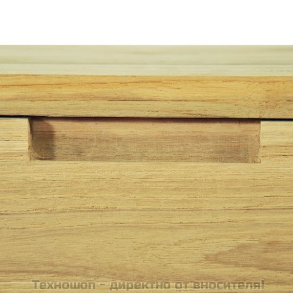 Конзолна маса, 120x35x76 cм, тик масив