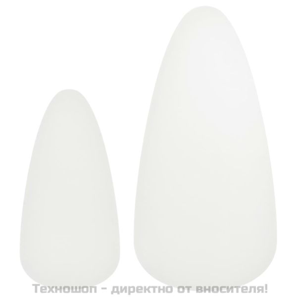 Комплект кафе маси, 2 части, иглолистна дървесина масив, бял