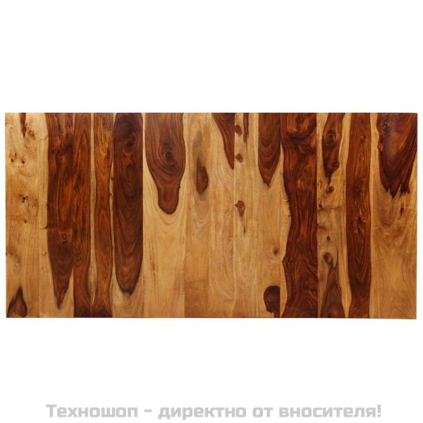 Трапезна маса, акация масив и стомана, 180 cм