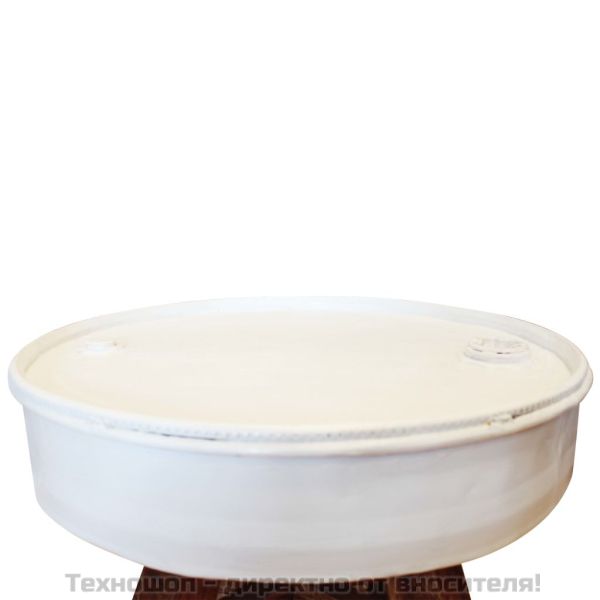 Маса за кафе, регенерирано дърво масив, 60x45 cм, бяла