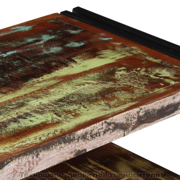 ТВ шкаф, регенерирано дърво масив, 120x30x40 cм