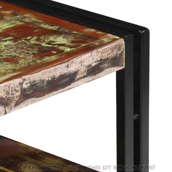 ТВ шкаф, регенерирано дърво масив, 120x30x40 cм