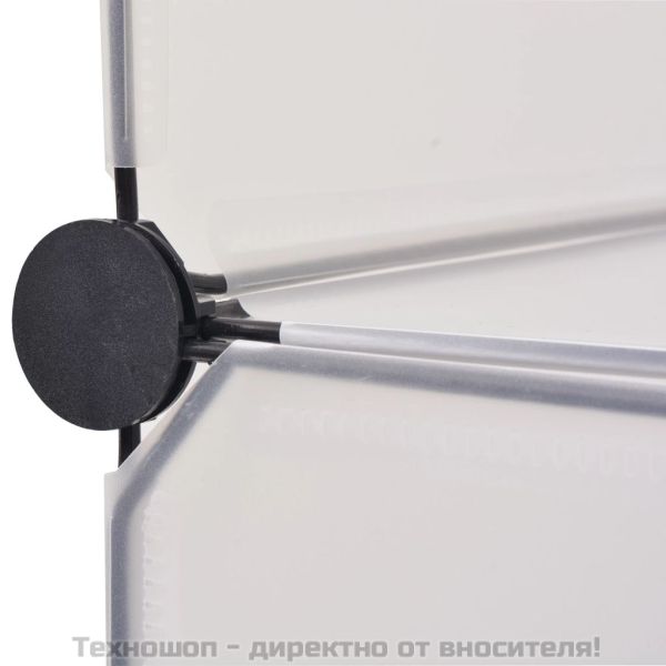 Сглобяем органайзер за обувки, 12 отделения, бял