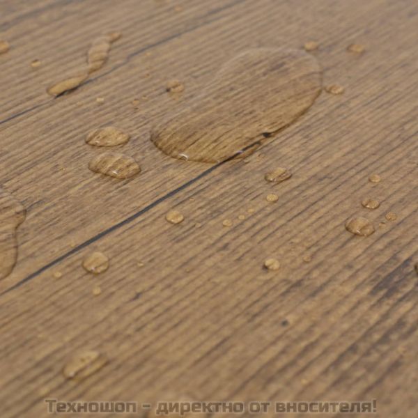 Несамозалепващи PVC подови дъски 5,26 м² 2 мм орехово кафяви