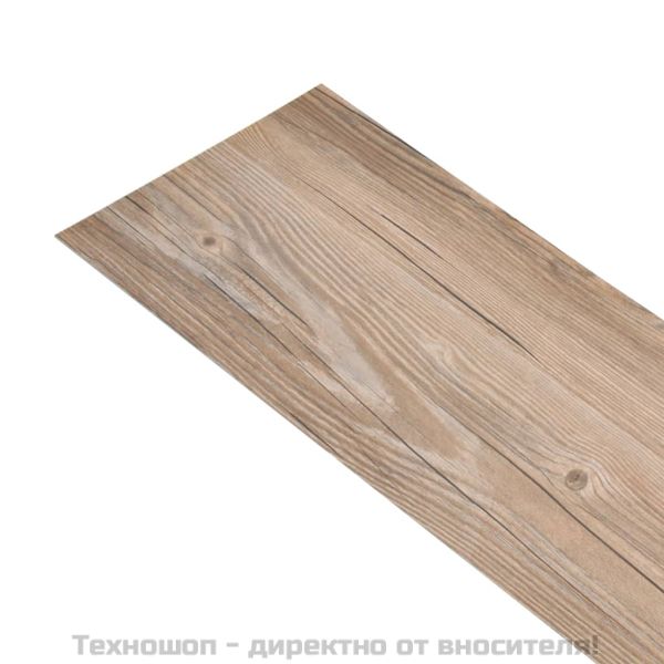 Несамозалепващи PVC подови дъски 5,26 м² 2 мм дъб кафяв