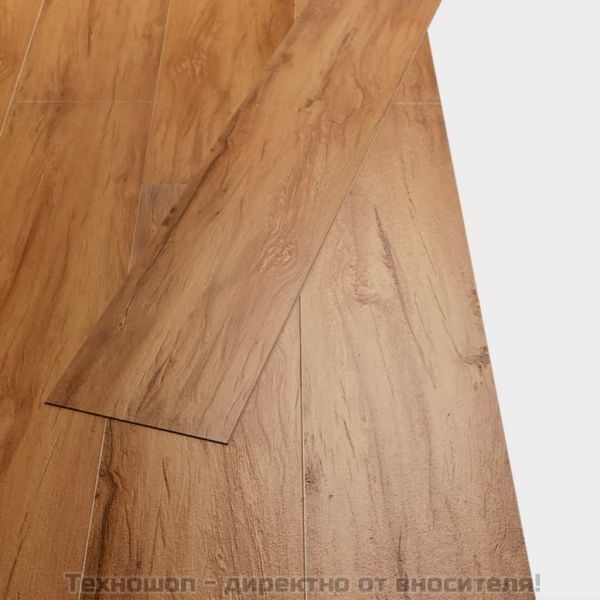 Несамозалепващи PVC подови дъски 5,26 м² 2 мм бряст натурален