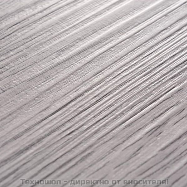 Несамозалепващи PVC подови дъски 5,26 м² 2 мм тъмносиви