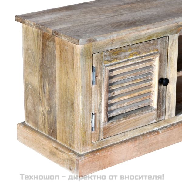 Шкаф за телевизор, мангова дървесина масив