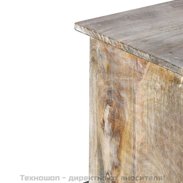 Шкаф за телевизор, мангова дървесина масив