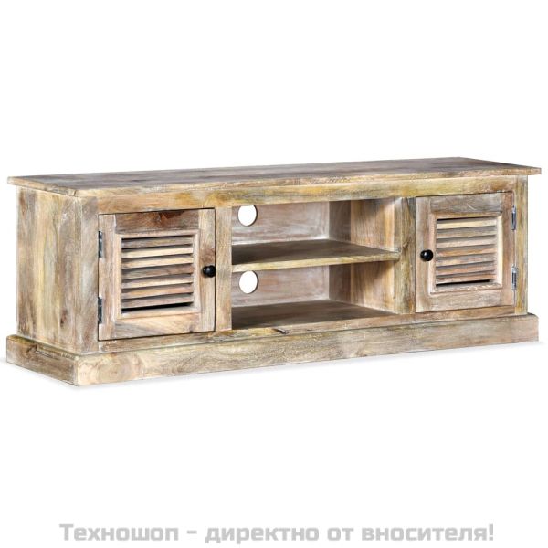 Шкаф за телевизор, мангова дървесина масив