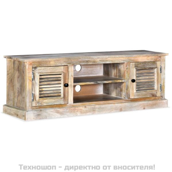 Шкаф за телевизор, мангова дървесина масив