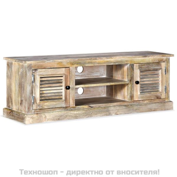 Шкаф за телевизор, мангова дървесина масив