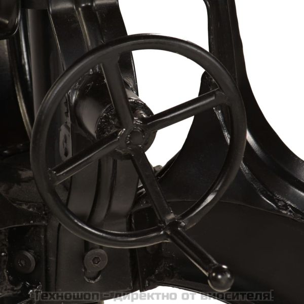 Бар маса, регенерирано дърво масив, 75х(76-110) см