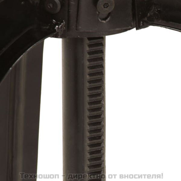 Бар маса, регенерирано дърво масив, 75х(76-110) см