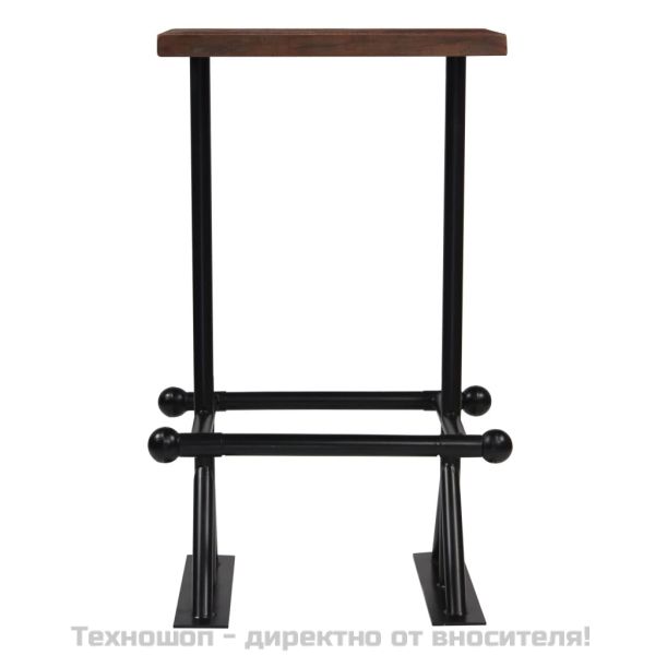 Бар комплект, 3 части, регенерирано дърво масив