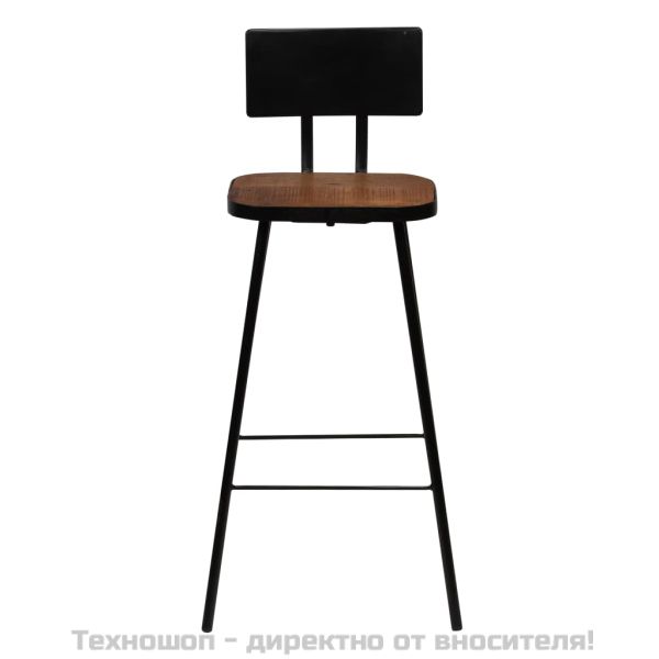 Бар комплект, 3 части, регенерирано дърво масив