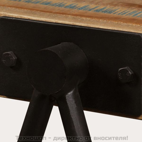 Странична масичка, регенериран тик масив