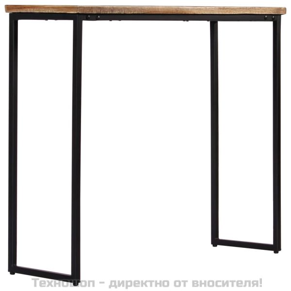 Конзолна маса, регенерирано тиково дърво масив, 90x30x76 cм