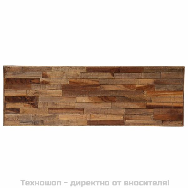 Конзолна маса, регенерирано тиково дърво масив, 90x30x76 cм