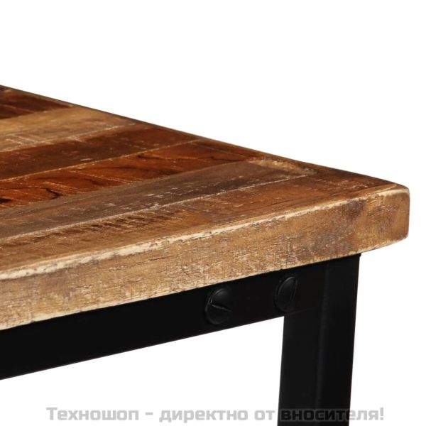 Конзолна маса, регенерирано тиково дърво масив, 90x30x76 cм