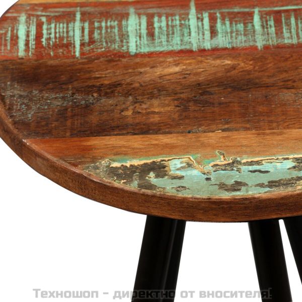 Бар табуретки, 4 бр, регенерирана дървесина масив