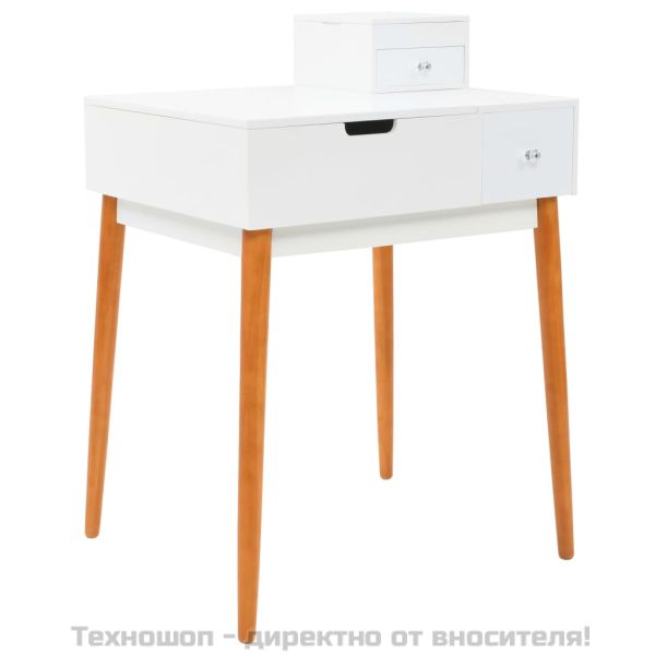 Тоалетка с огледало, МДФ, 60x50x86 см