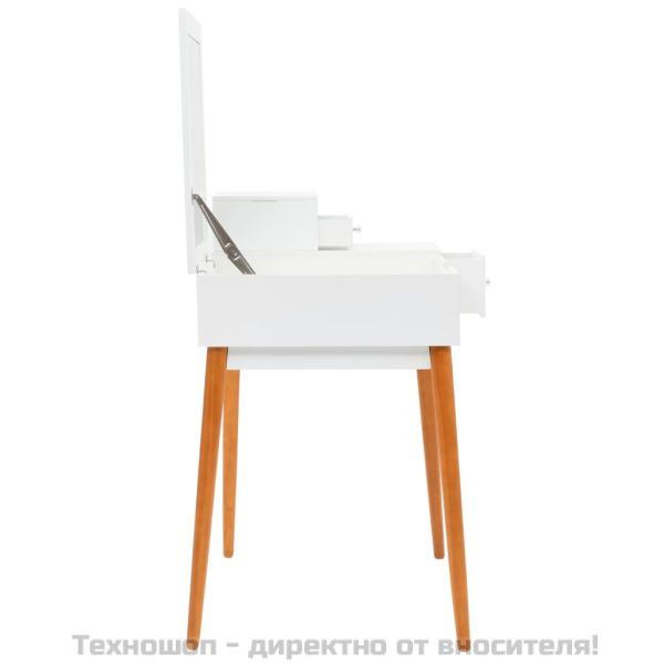 Тоалетка с огледало, МДФ, 60x50x86 см