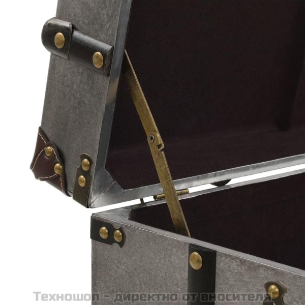 Маса за кафе, МДФ и алуминий, 102x51x47,5 см