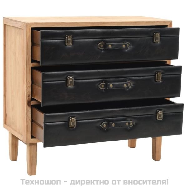 ТВ шкаф, чам масив, 80x36x75 см