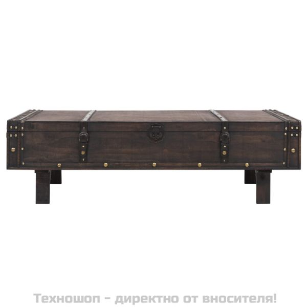 Маса за кафе, шперплат, винтидж, 120x55x35 cм