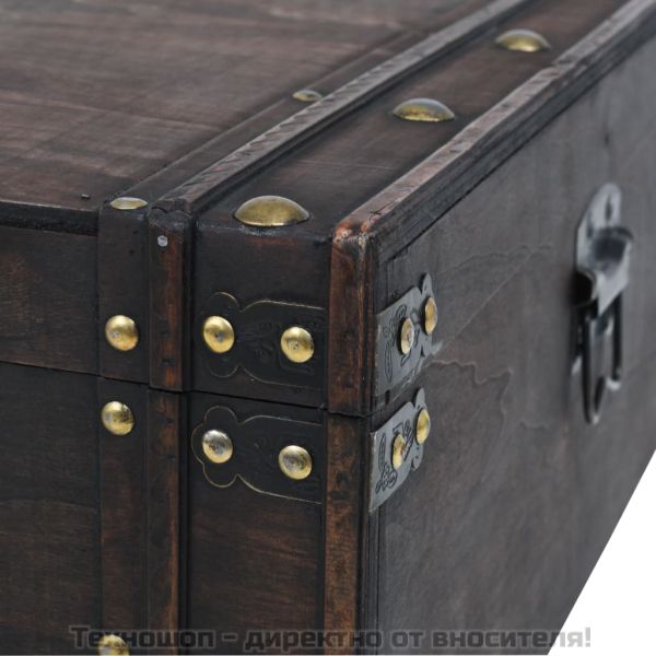 Маса за кафе, шперплат, винтидж, 120x55x35 cм