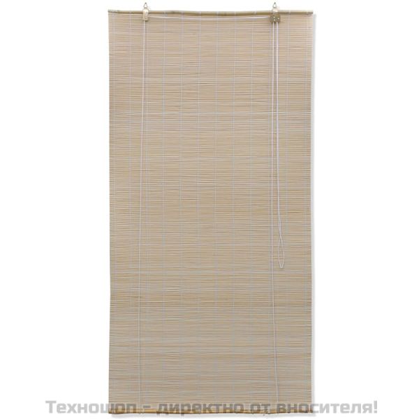 Бамбукова ролетна щора, 150x160 см, естетвен цвят