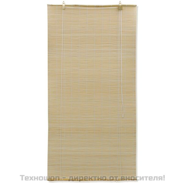 Бамбукова ролетна щора, 140x220 см, естетвен цвят
