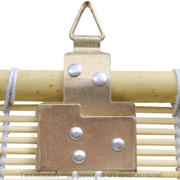 Бамбукова ролетна щора, 140x220 см, естетвен цвят